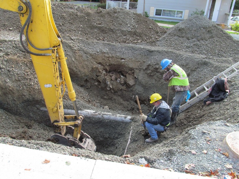 pipe trench